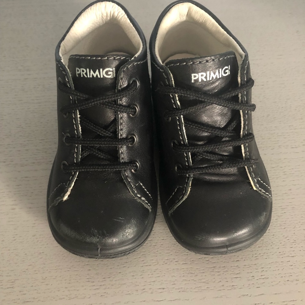 Primigi size 21 euro. Black leather boots.
